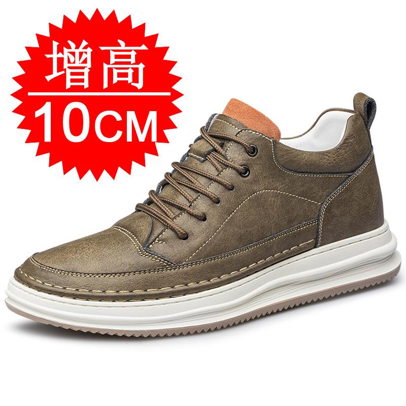 Invisible Heightening Shoes Men 8Cm Casual and Sports Shoes 6cm Height Increase Thick Sole 10cm Elevator Shoes Trendy Style