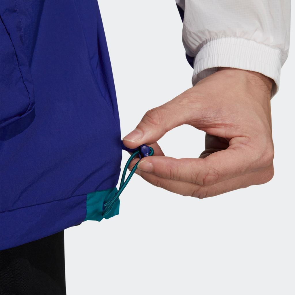 adidas Originals St Ltwind Wvjk Casual Breathable Sports Stand Collar Jacket Blue White Men's HE9931