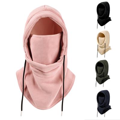 Women Men Scarf Warm Windproof Scarves Thicker Bigger Fleece Collar Hat Autumn Winter Headband