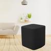 Jacquard Polyester Square Ottoman Covers Footstool Slipcover Replacement