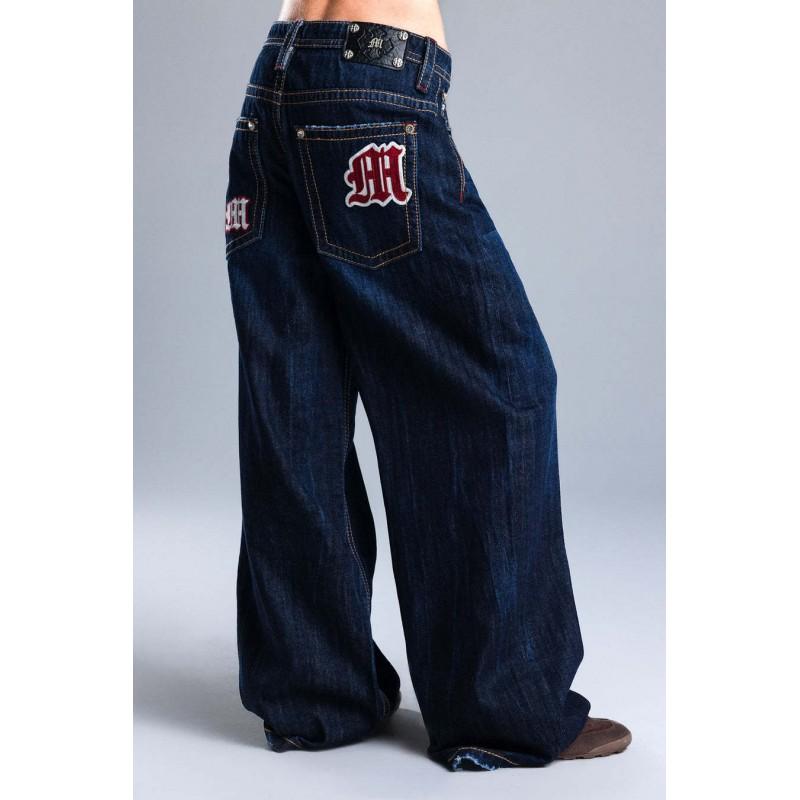 Womens Y2K Streetwear Denim Pants With