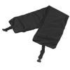 Stuffable Travel Pillow Cover Portable Washable Storage Neck Pillow Replacement Cover Black