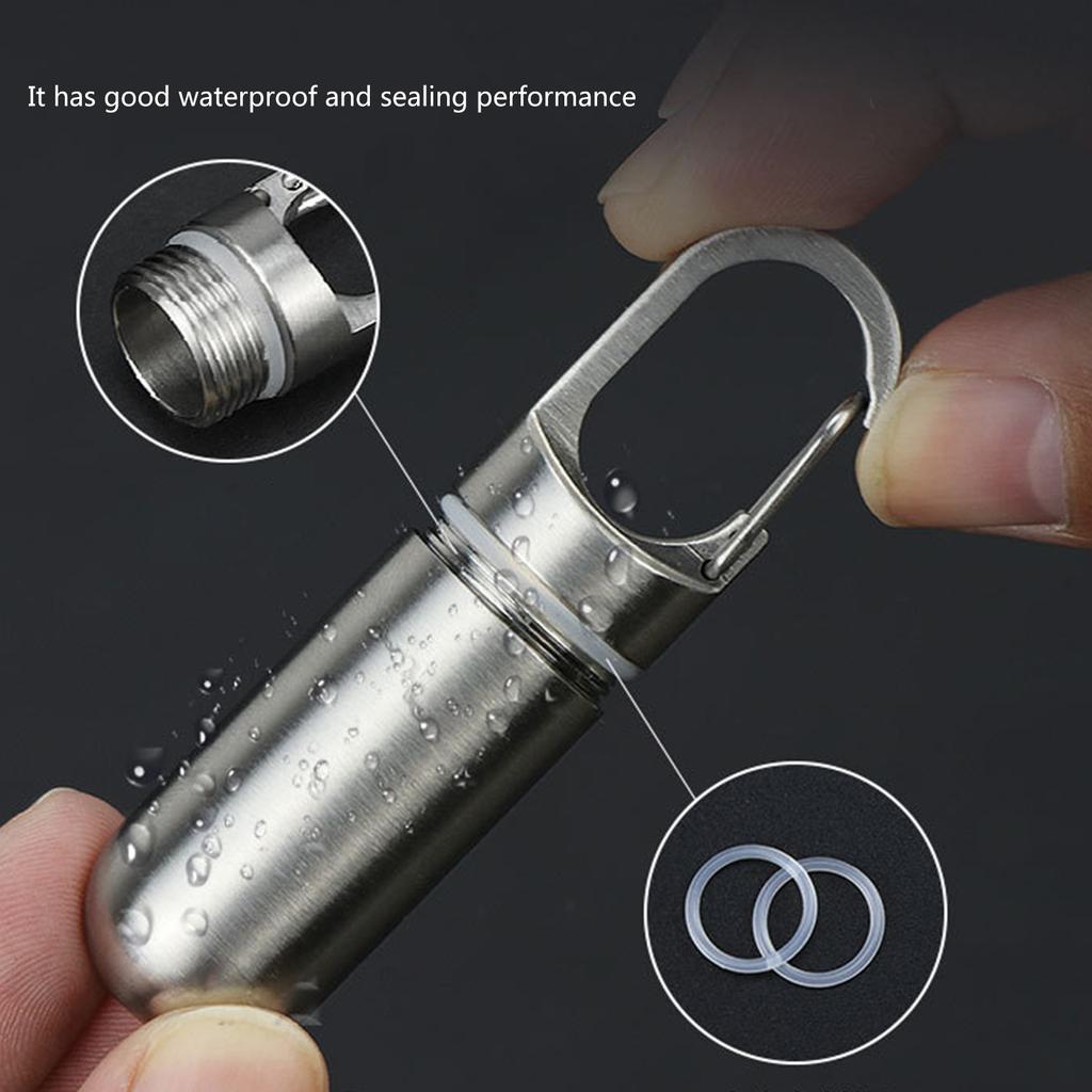 Durable Metal Waterproof Pills Box With Efficient Gift Packaging Medicine Container Perfect For Home Office Outdoor