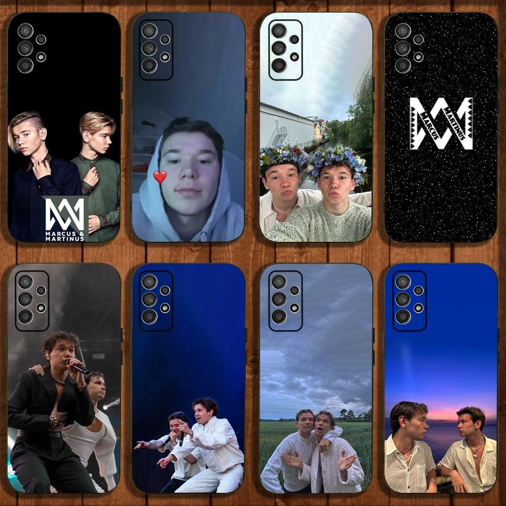 Marcus-S And M-Martinus Music Phone Case For Samsung Galaxy A13,A21s,A22,A31,A32,A52,A53,A71,A80,A91 Soft Black Cover