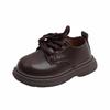 Boy PU Leather Shoes New Children Shoes Single Solid Color Casual Small Leather Shoes British Style Fashion Kids Students Shoes