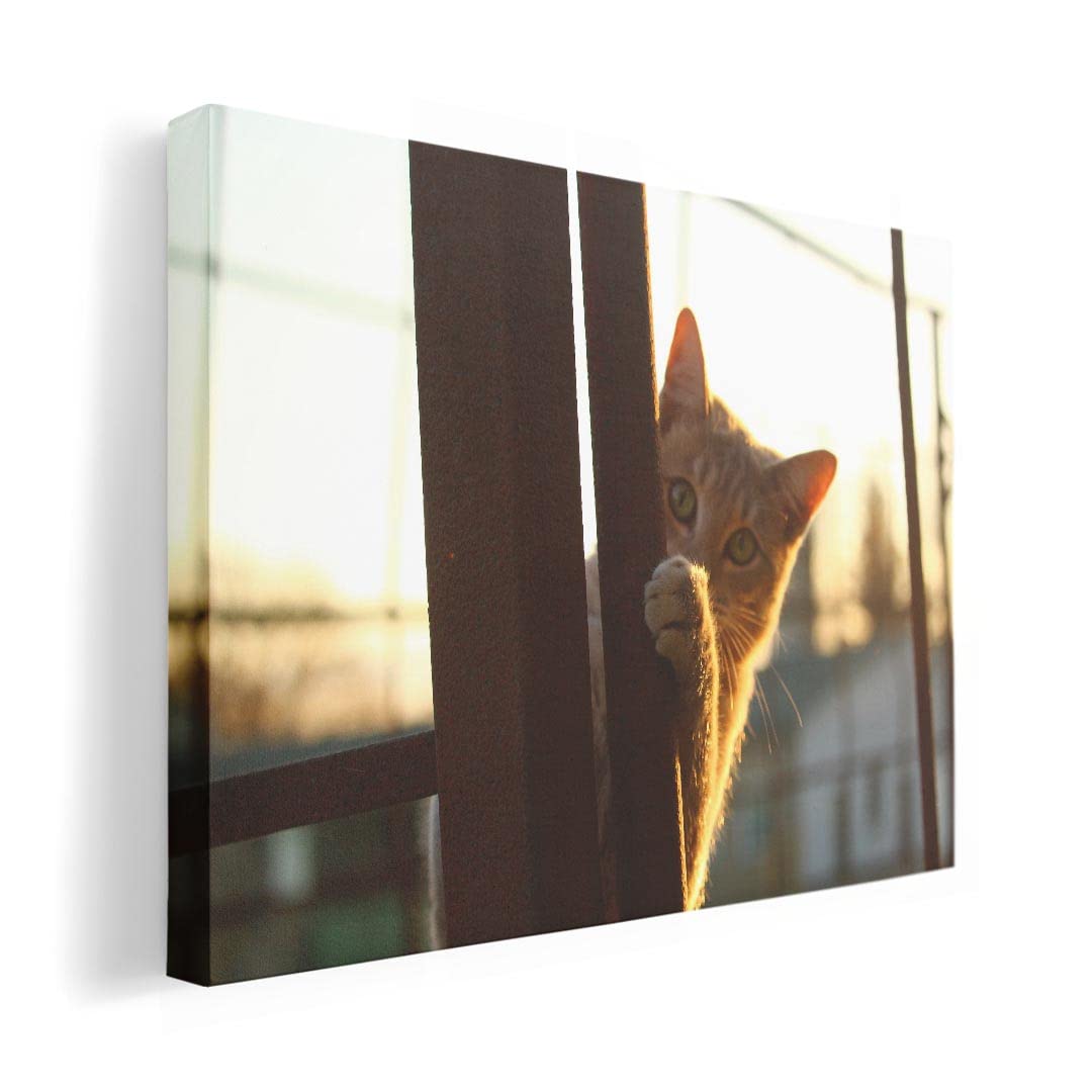 

Art 420mm x Wall Wooden Stylish Interior Backlit Panel, Painting, Decoration, igsticker, 297mm, A3, Photo, Hanging, Frame, Decor, 025821, Animal, Cat,