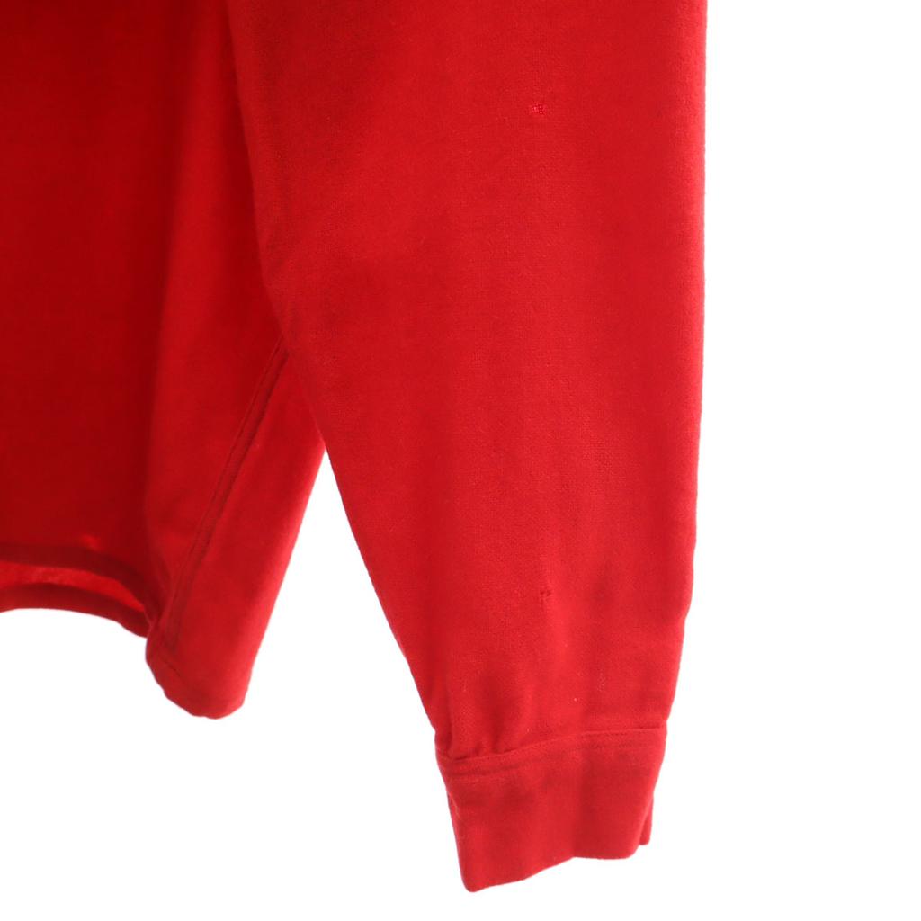 CAMPUS 60s Vintage Wool Blend Long sleeve Open collar shirt S Red Men's Used