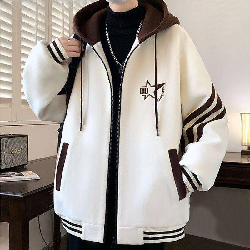 Trendige Baseball-Kapuzenjacke für Jungen in Übergröße