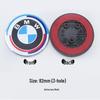 BMW Anniversary Edition Front & Rear Emblems: 82mm Rear in Blue & White, 74mm Front with Black Background.