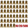 10/20/50X 10mmx1mm Car Brake Pipe Male Short Screw Nuts Bolts for 3/16" Braking Tube Brake Line Inverted Flares Metric Fittings