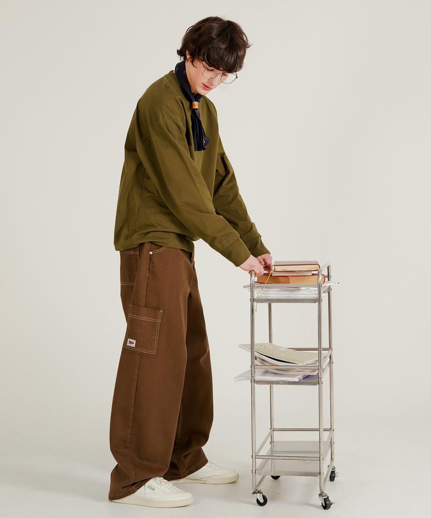 WV PROJECT Mellow Balloon Cotton Pants Brown Jnlp7782