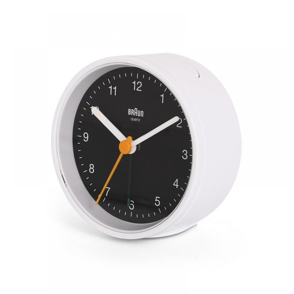 Braun Bc12wb Classic Crescendo Alarm Low Noise Public Desk Clock