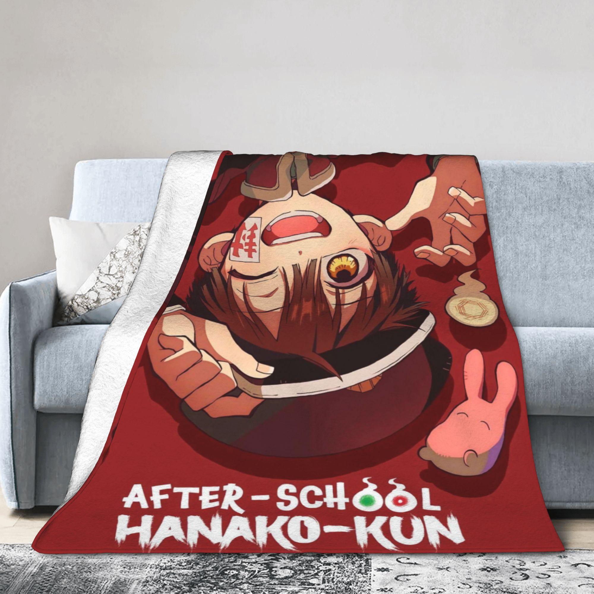 Warm Soft BlanketGirls Boys Travel Hanakos Kuns  Throw Blanket  Flannel Bedspread For Home Decor Fluffy Sofa Bed Cover 75X95CM