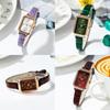 Gedi Womens Minimalist Leather Strap Quartz Watch With Water Resistance For Elegant Office Wear
