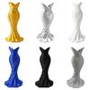 DYS 3D Printed Evening Gown Shaped Vase, Elegant Dress Sculpture Flower Pot, Minimalist Home Ornament for Entryway Side Cabinet