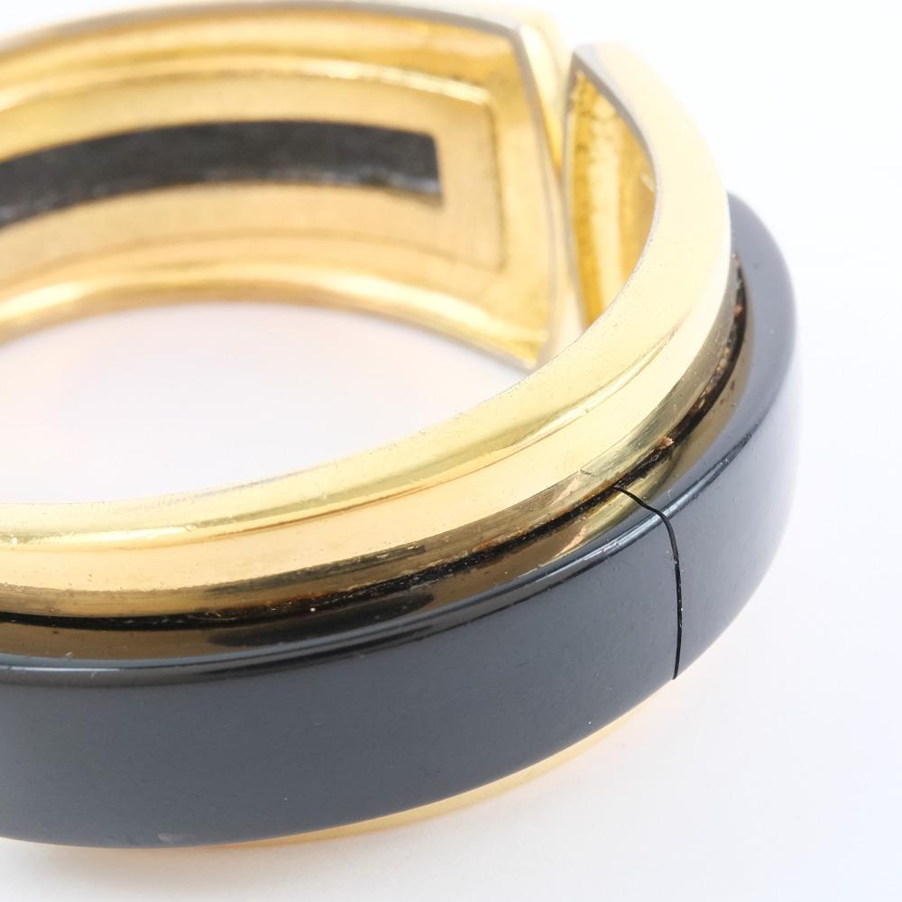 Dior Bracelet Bangle gold/black Plated Gold 74.8g Women Used