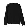 Women's Fashion Long-Sleeved Solid-Colour  Neck Thickened Oversized Slouchy Knitted Pullover Sweater