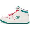 Durable Mid-Top Retro Basketball Shoes Unisex Sneakers White Green K0CZ5CC15-012A