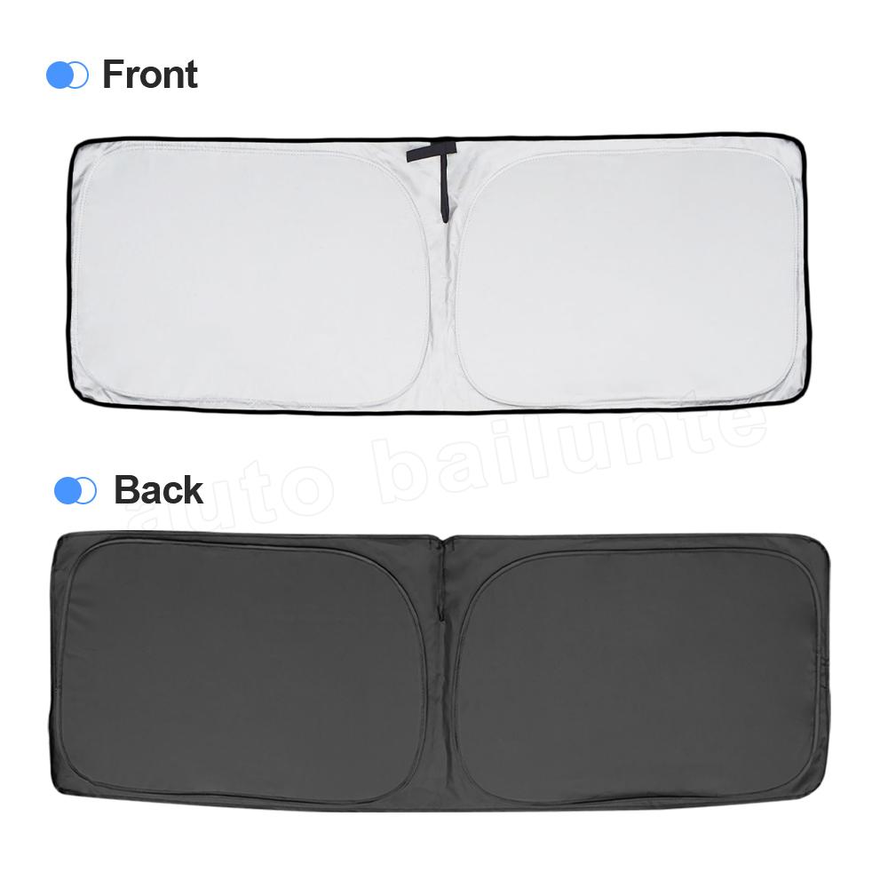 

For Jeep Wrangler JL JLU 2018-2025 Car Windshield Sunshade Cover Front Window Sun Shade Visor Auto Interior UV Protection серебряный