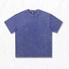 Washed Vintage Purple T-Shirts Men Women Street Hip Hop Retro Punk T Shirt Harajuku Casual Cotton Short Sleeve Acid Wash Tshirts