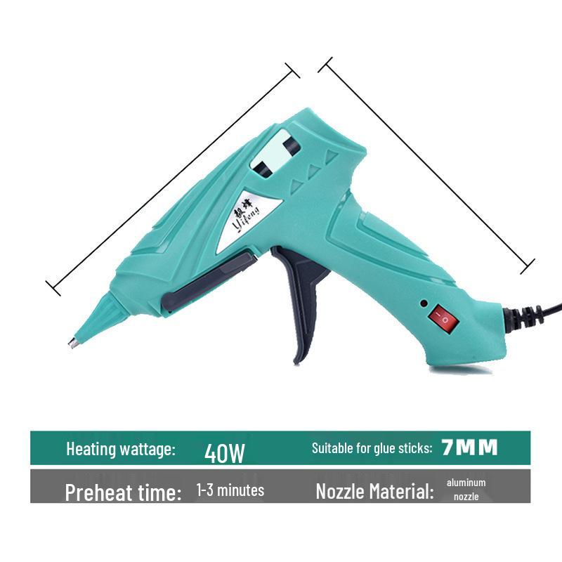 Multicolor High Viscosity Electric Glue Gun for Handmade Jewelry and Crafts