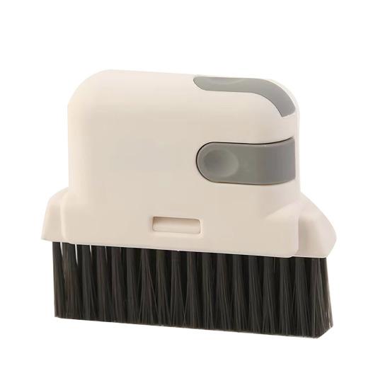 Window Track Cleaning Brush with Non-Slip Grip Ergonomic Handle Stiff Bristle Crevice Brush Narrow Gaps Groove Cleaning Tool