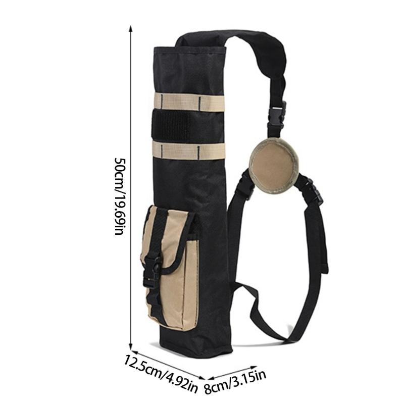 Archeries Arrows Quiver Organiser High Capacity Waterproof Oxfords Fabric With Adjustable Shoulder Strap For Travel