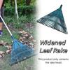 High Hardness Grass Rake Plastic Garden Rake Compost Mixing Leaf Rake  Lawn Cleaning