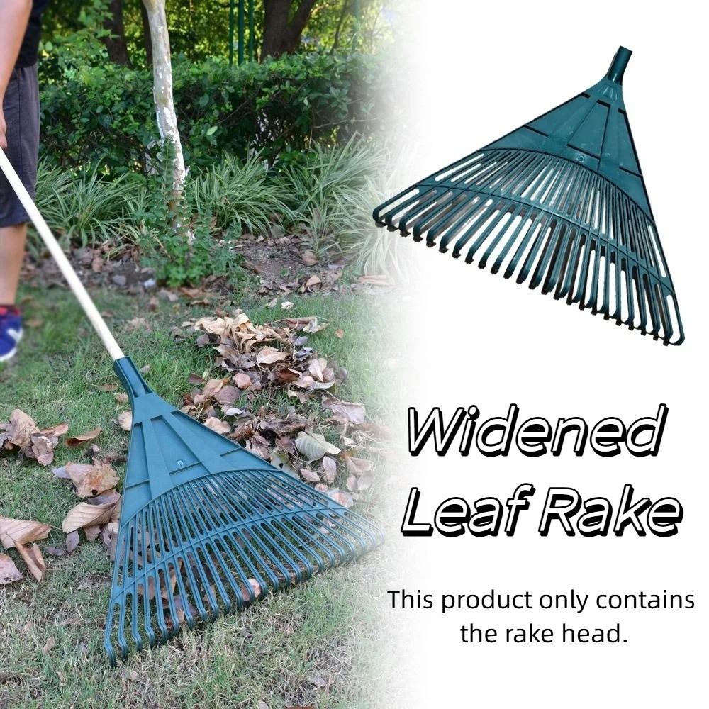 High Hardness Grass Rake Plastic Garden Rake Compost Mixing Leaf Rake Lawn Cleaning
