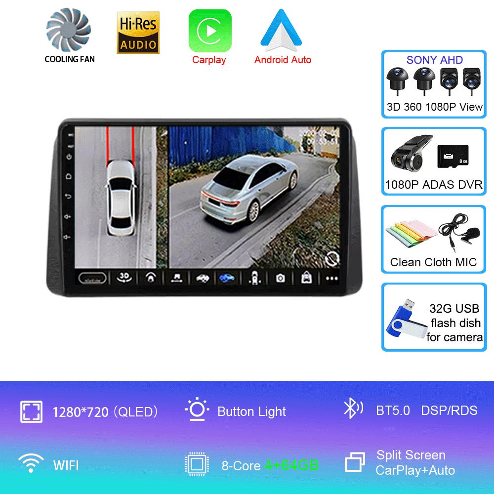 For Chrysler Town&Country 2011-2016 2 Din Android 14 Car Radio Video Player GPS Multimedia Stereo Head Unit Bluetooth5.0
