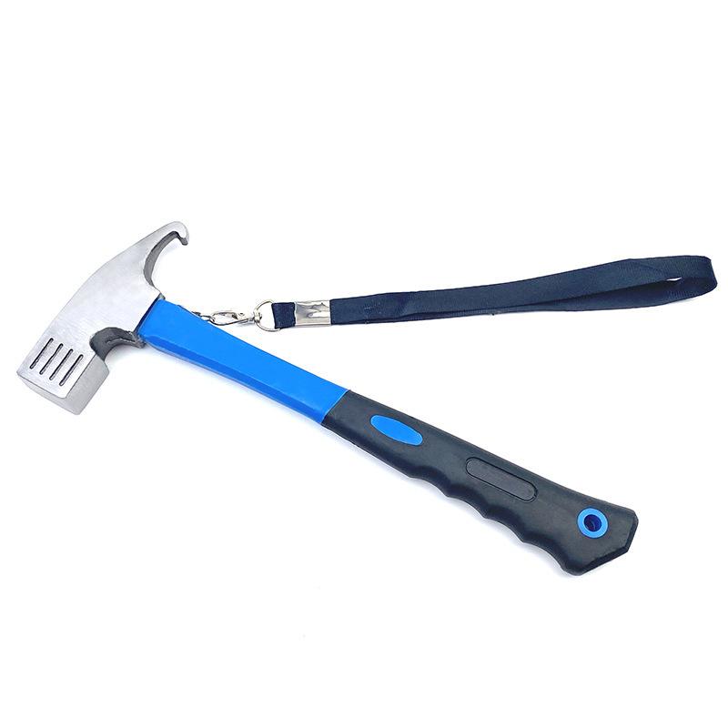 1PC Nail Hammer,High Carbon Steel Tent Hammer,Camping Tent Hammer,Carbon Steel Home Nail Puller,High Carbon Nail Extractor.