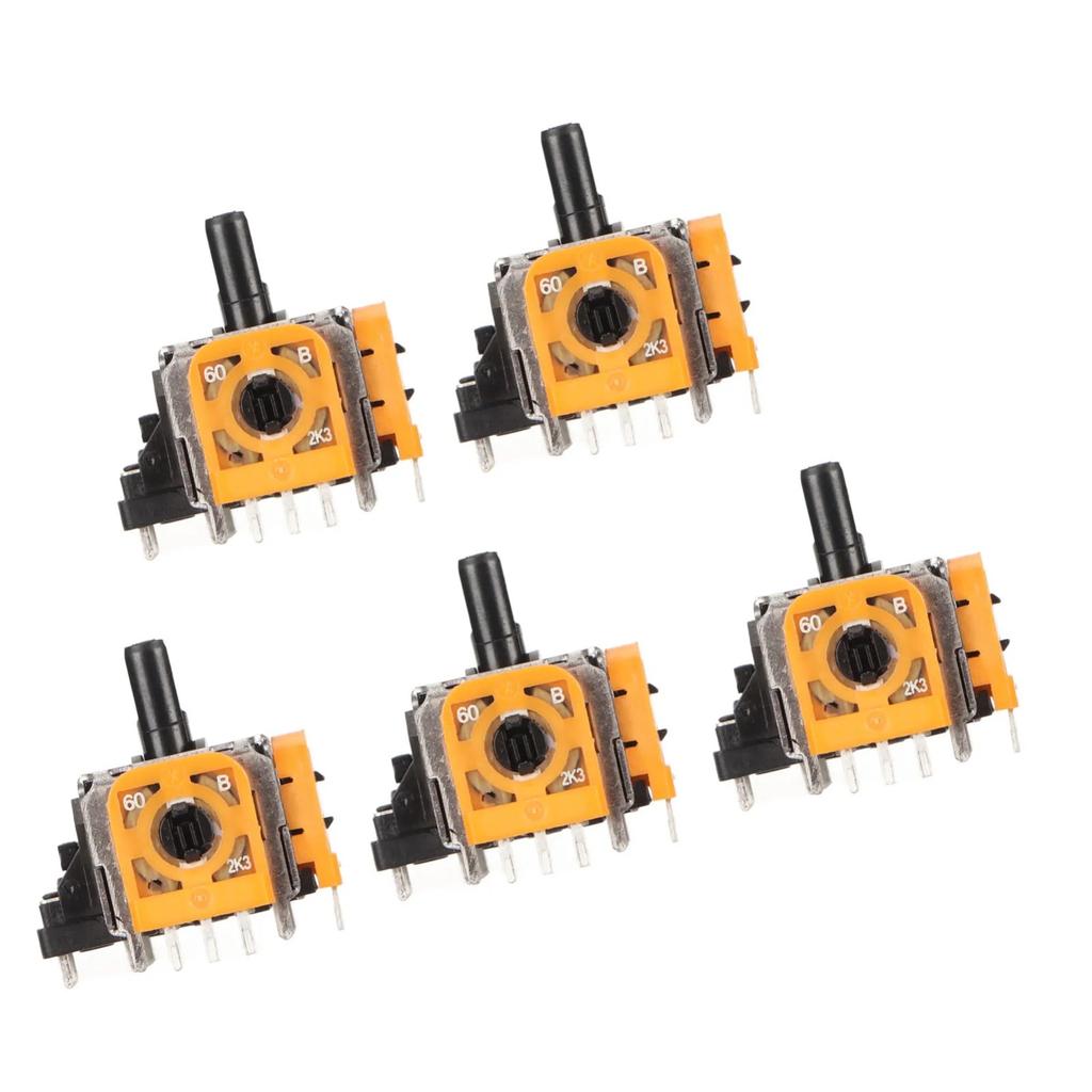 5Pcs Analog Joystick 3D Joystick for Sony PS5 Analog 3D Joysticks Controller 3D Analog Joystick Replacement Part Repair Kit