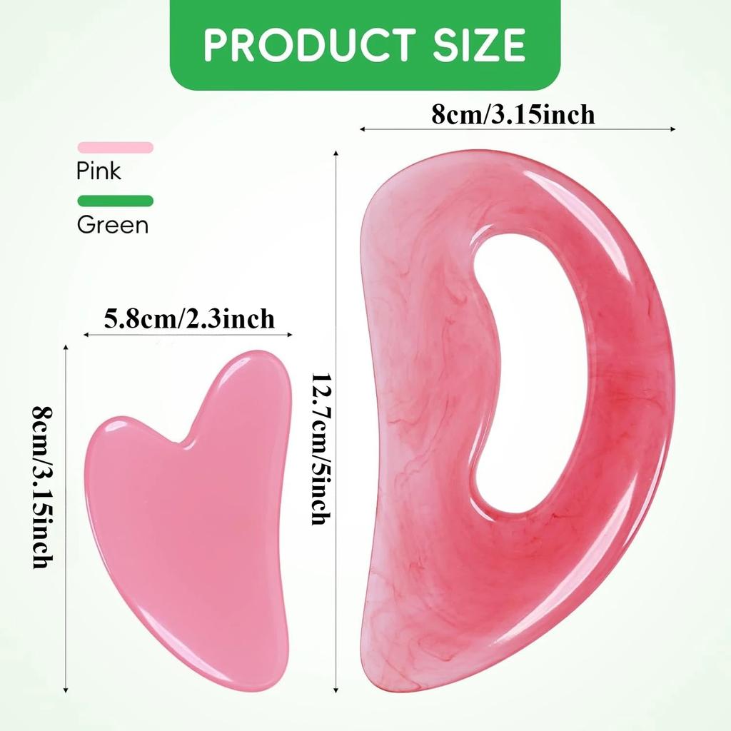 Resin Body Gua Sha Massage Tools Muscle Scraping Massage Tools for Lymphatic Drainage Cellulite Remove Body Sculpting Tools