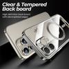 For iPhone 15 14 Pro Max 360 ° All Inclusive Protectives Case Magnetic Safety Wireless Charging Aluminum Alloy Protective Cases
