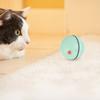 ABS USB Aufladen Smart LED Leuchtendes Licht Haustier Katze Spielen Automatische Rollende Ball Spielzeuge(Grün)