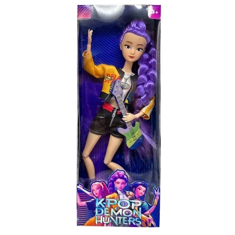 NEW Demon Hunters Figure Toy Live-Action Kpop Rumi Mira Zoey Mira Theme# Song Of Colorful Lights@ Birthday Gifts~For Girls