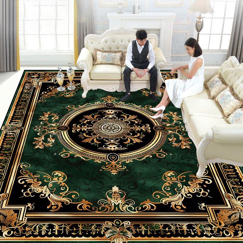 

Розкішні килими для вітальні Європейський великий розмір 200X300 Килими для спальні Декор спальні Дім Alfombra Плюшевий Нековзний килимок для підлоги 100*200cm