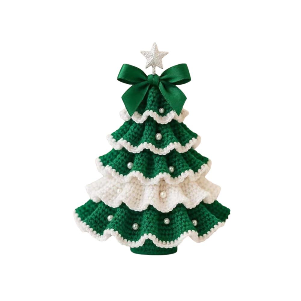 Handmade Crochet Christmas Tree Kit DIY Crochet Christmas Tree Handicrafts  Gift