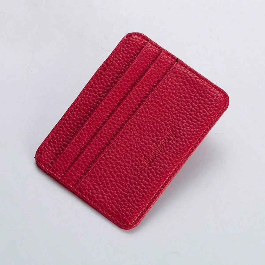 New Card Bag Men's Creative Card Cover Multi-card Position Women's Multi-color Card Bag Short Thin and Large Capacity