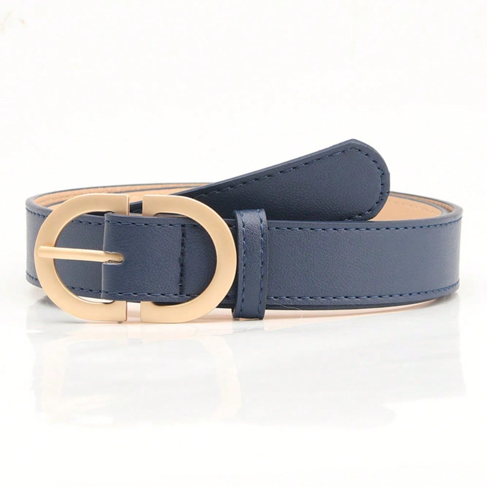 1pcs New Women's Belt Simple Versatile Pin Buckle Jeans Belt
