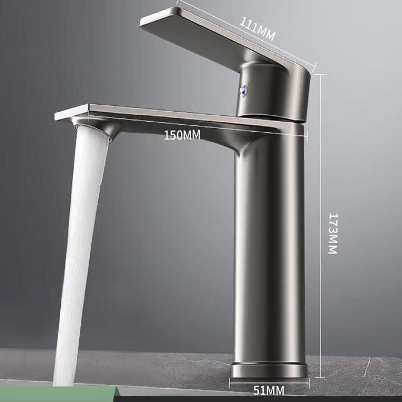 TLXT Thickened Tall Bathroom Basin Faucet
