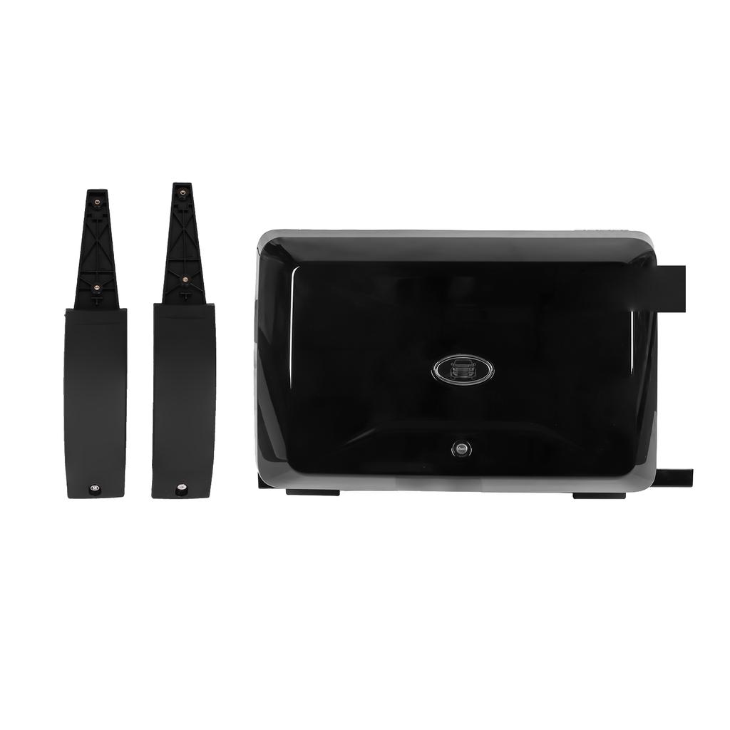 Glossy Black Side Toolbox with Lock Exterior Mounted Gear Carrier Wear Resist Car Exterior Tool Box for Land Rover Defender 90