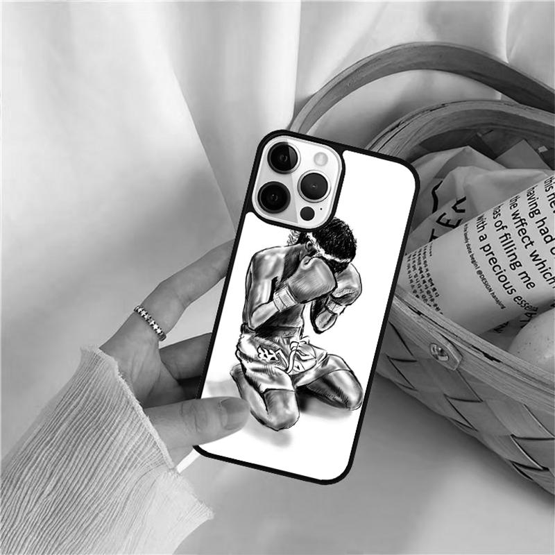 Muay Thai Knee Phone Case For iPhone 17 Air 16 15 14 11 12 13 Pro MAX Plus coque Cover Shell