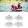 4PCS Round PVC Patch Lightweight Kayak D Ring D Ring Patch  for Surfboard Stand Up Paddleboard