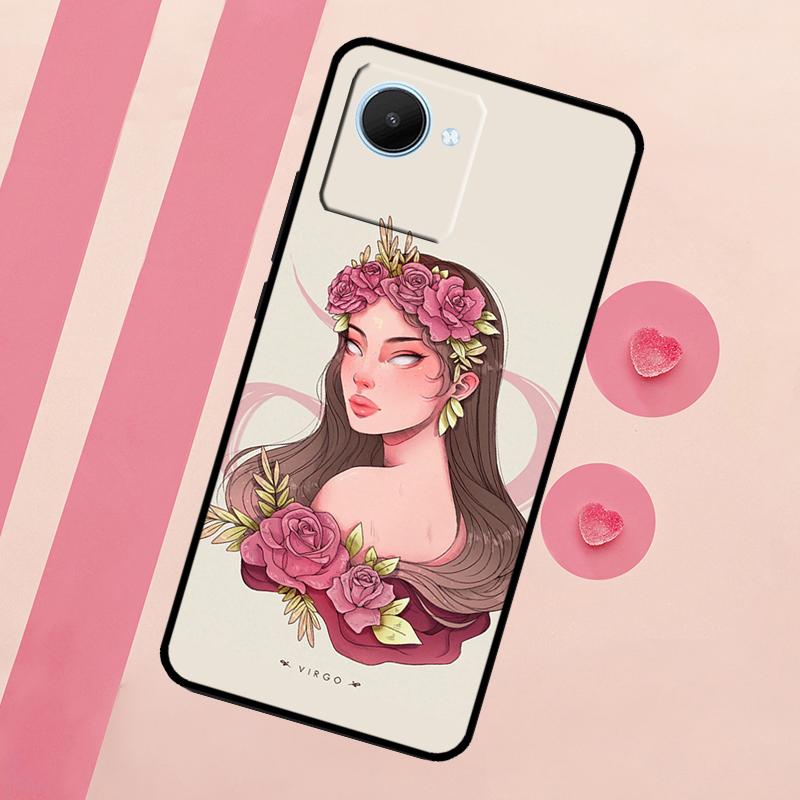 Horoscope Girl Scorpio Taurus Virgo For Realme 15 Pro 10 11 12 13 14 Pro Plus GT7 C67 C65 C63 C61 C55 C53 C51 C35 C71 C75 Case