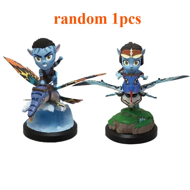 Cute Avatar 2 Neytiri & Jake Sully PVC Figure Model 12cm - Collectible Anime Character Toys for Fans Kids Adults Home Decoration