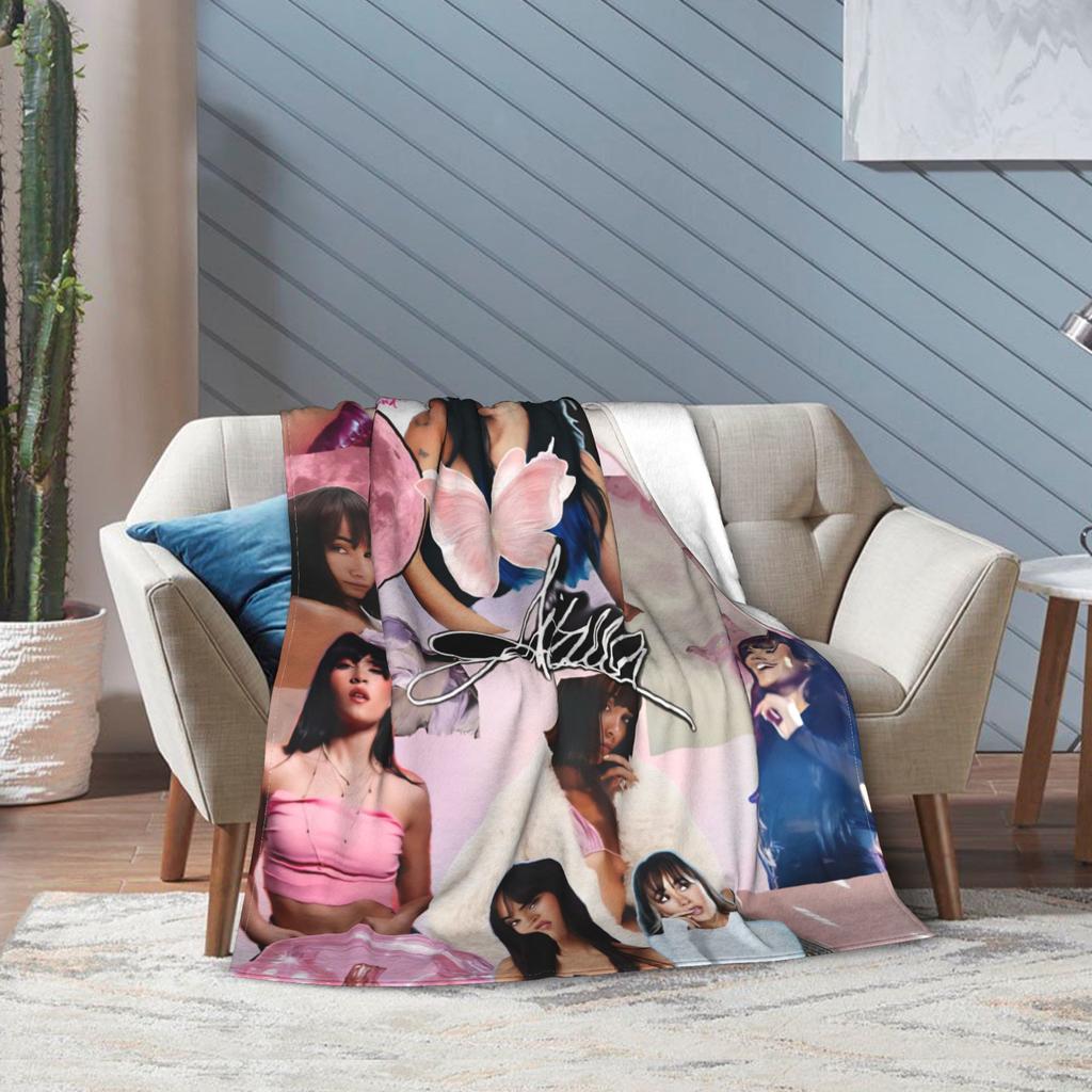 Aitanaed Singer Alpha Album Blanket Warm Cozy Fluffy  Throw Blankets for Bed 50x60 Inch Multiple Sizes Bedding Throws
