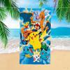 1pc Pokemon Pikachu Kids Towel, Soft Microfiber Quick-Dry, Ideal for Children Daily Use, Perfect Cute Cartoon Gift for Kids