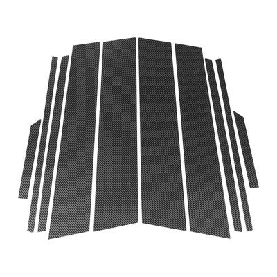 Hihaha Pillar Covers for Toyota RAV4 Trim Pillar 10 Carbon Fiber Look 2019-2023, Covers, Garnish, Anti-Scratch Stickers, Pieces, Black,