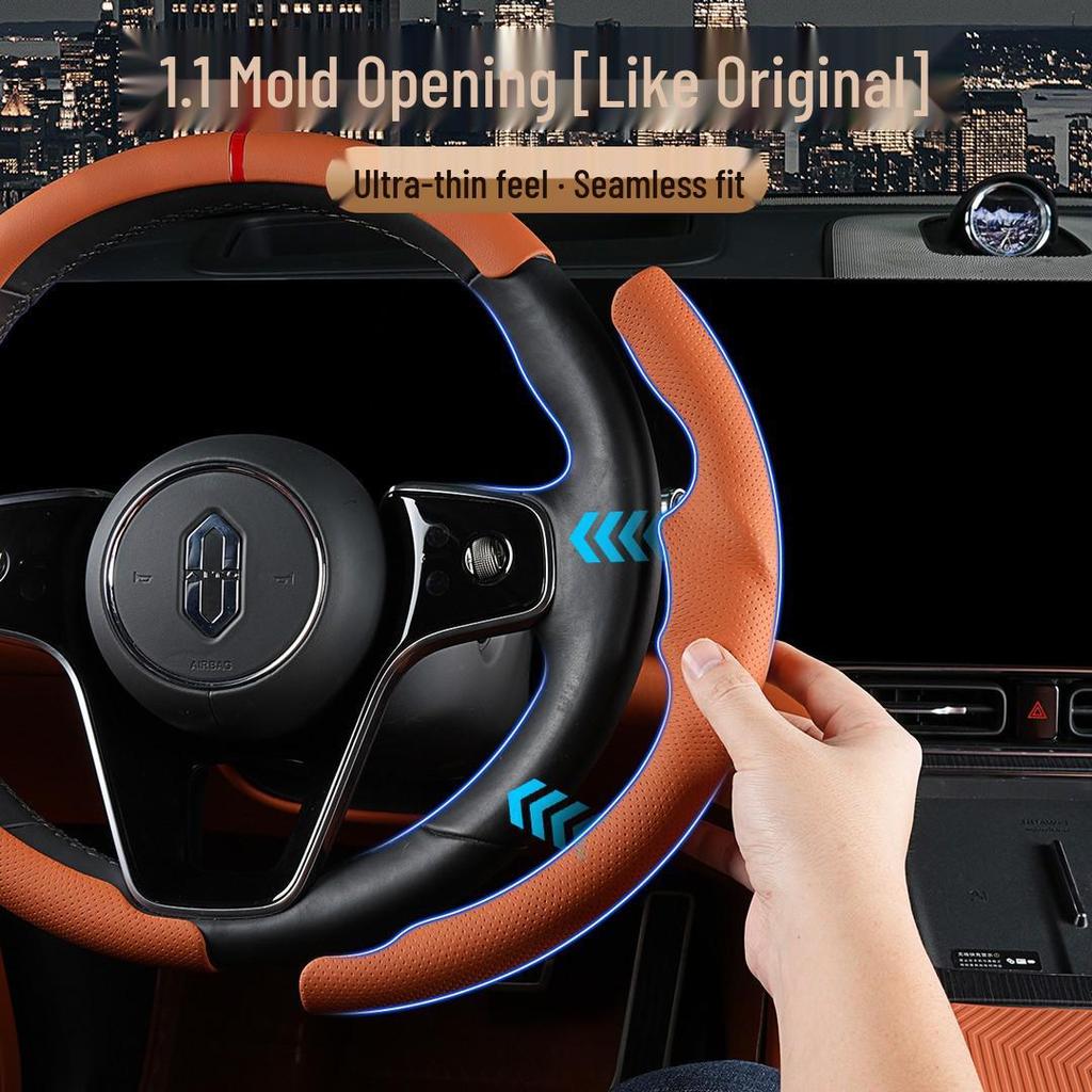AITO M7 M8 M9 All-Season Steering Wheel Cover: Full Coverage, Universal Fit, Three-Section Design